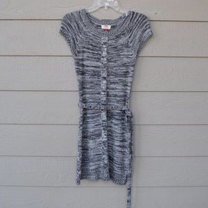 Lei Gray Sweater Dress Juniors Small